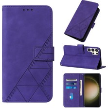 Mellow Shop Samsung Galaxy S24 Ultra 5g Için Kılıf Pu Deri Cüzdan Kapak Çevirin Folio (Yurt Dışından)