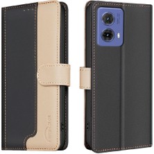 YH Mall Motorola Moto G85 Darbeye Tpu Iç Kabuk Kart Yuvaları Rfıd Için Flip Case (Yurt Dışından)