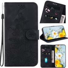 YH Mall Infinix Not 40 Pro Artı Cüzdan Manyetik Kabartmalı Zambak Kart Için Flip Case (Yurt Dışından)