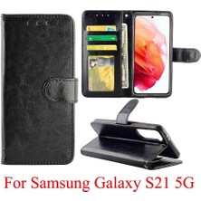 YH Mall Samsung Galaxy S21 5g Pu Deri Kickstand Darbeye Kart Için Flip Case (Yurt Dışından)