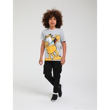 Jacklions Erkek Çocuk Pamuklu Garfield Tshirt
