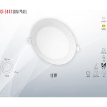 Cata CT-5147 Slım Panel 12W
