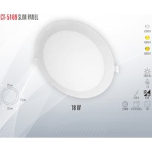 Cata CT-5169 Slım Panel 18W