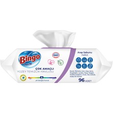 Bingo Pratik Yüzey Temizlik Havlusu Lavanta 96X4 (384 Yaprak)