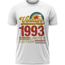 TuruncuLine Vintage 1993 Limited Edition - Özel Retro Tasarım Baskılı Unisex T-Shirt