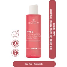 Harrem Rose Series Tüm Ciltler Gül Mayası Makyaj Temizleme Suyu 200 ml