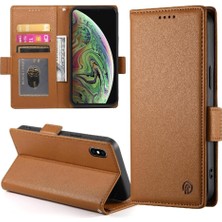 YH Market IPhone Xs Max Cüzdan Flip Iş Kartı Yuvaları Günlük Kullanım Için Flip Case (Yurt Dışından)