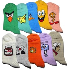Soytemiz Karakter Desenli Unisex Çorap 6 Lı Ekonomik Paket