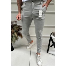 Yakamel Erkek Dar Kesim Slim Fit Yan Cepli Yeni Sezon Kumaş Pantolon