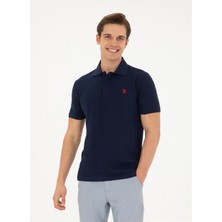 U.S. Polo Assn. Lacivert Erkek Slim Fit T-Shirt GTP04IY024