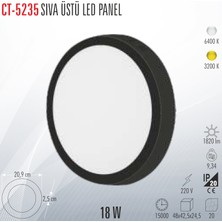 Cata CT-5235 Sıva Üstü LED Panel 18W
