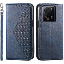 SZY Market Xiaomi 13T El Kayışı Eşkenar Dörtgen Şekli Günlük Kullanım Standı Cüzdan Için Flip Case (Yurt Dışından)