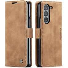 SZY Market Samsung Galaxy Z Için Flip Case Fold 6 5g Kılıf Kart Yuvası Kickstand Manyetik (Yurt Dışından)