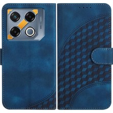 SZY Market Infinix Gt 20 Pro Flip Iş Için Flip Case Geometrik Desen Pu Deri (Yurt Dışından)