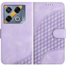 SZY Market Infinix Gt 20 Pro Flip Iş Için Flip Case Geometrik Desen Pu Deri (Yurt Dışından)