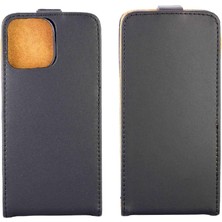 SZY Market Dikey Flip Case IPhone 13 Pro Max Tpu Deri Kart Yuvası Koruyucu (Yurt Dışından)