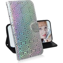 SZY Market Tecno Pova 6 Pro 5g Için Flip Case Kart Yuvası Standı Tutucu Glitter Renkli (Yurt Dışından)