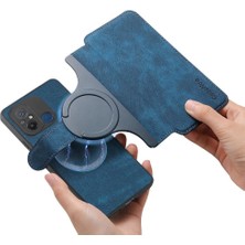 SZY Market Xiaomi Redmi 12C Kart Standı Cüzdan Retro Mıknatıs Koruyucu Için Flip Case (Yurt Dışından)