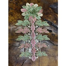 25X14 cm Nakış Sim Işleme Çiçekli Kabartma Aplike Dikiş Aksesuarı