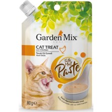 Garden Mix Tavuk Eti Ezmeli Kedi Ödülü 80 gr Kolay Sindirilebilir Lezzetli Ödül Maması