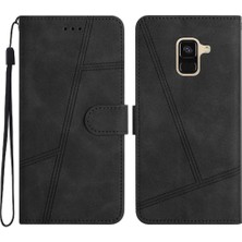 SZY Market Samsung Galaxy A5 2018 Için Flip Case Cüzdan Pu Deri Flip Folio Tam (Yurt Dışından)