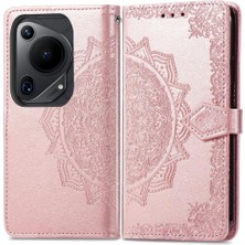 SZY Market Huawei Pura 70 Ultra Deri Kılıf Için Flip Case Basit Iş Zarif (Yurt Dışından)