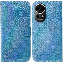 SZY Market Huawei Nova 12 Için Flip Case Standı Tutucu Glitter Renkli Cüzdan Kılıf Pu (Yurt Dışından)