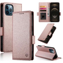 YH Market IPhone 12 Için Flip Case Pro Max Günlük Kullanım Flip Cüzdan Kartvizit Yuvaları (Yurt Dışından)