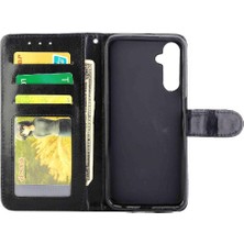 SZY Market Samsung Galaxy M34 5g Darbeye Kickstand Kart Tutucu Pu Için Flip Case (Yurt Dışından)