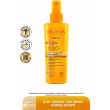 Bioxcin Sun Care Spf 50 Çok Yüksek Korumalı Vücut Güneş Spreyi 200 ml - Kolajen Çok Yüksek Koruma 5'li