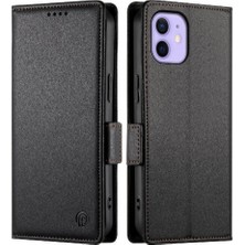 YH Market IPhone 12 Cüzdan Günlük Kullanım Için Flip Case Kart Yuvaları Flip Iş (Yurt Dışından)