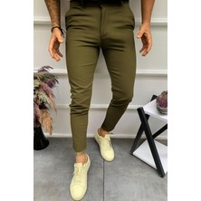 Yakamel Erkek Italyan Kesim Yeni Sezon Trend Kumaş Pantolon
