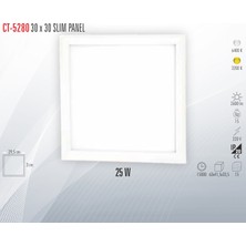Cata CT-5280 30X30 Slım Panel 25W
