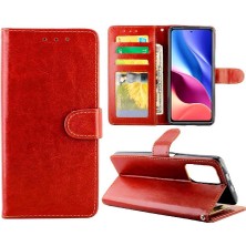 Manyi Mall Xiaomi Poco F3 Manyetik Kapatma Pu Deri Darbeye Kart Için Flip Case (Yurt Dışından)