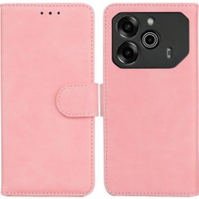 Manyi Mall Tecno Pova 6 Pro 5g Premium Pu Deri Standı Tutucu Kartı Için Flip Case (Yurt Dışından)