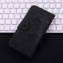 Manyi Mall Tecno Pova 6 Pro 5g Kickstand Manyetik Cüzdan Kabartmalı Zambak Için Flip Case (Yurt Dışından)