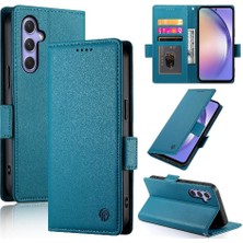 Manyi Mall Samsung Galaxy A54 5g Için Flip Case Iş Cüzdan Kart Yuvaları Flip Case Günlük (Yurt Dışından)