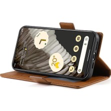 YH Market Google Pixel 7A Kart Yuvaları Flip Cüzdan Günlük Kullanım Iş Için Flip Case (Yurt Dışından)