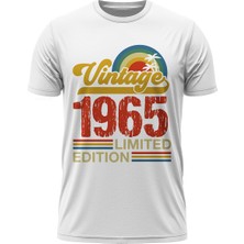 TuruncuLine Vintage 1965 Limited Edition - Özel Retro Tasarım Baskılı Unisex T-Shirt