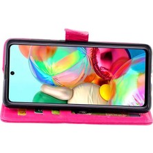 Manyi Mall Samsung Galaxy A71 Kart Tutucu Kickstand Manyetik Kapatma Için Flip Case (Yurt Dışından)