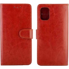 Manyi Mall Samsung Galaxy A71 Kart Tutucu Kickstand Manyetik Kapatma Için Flip Case (Yurt Dışından)