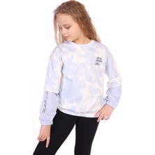 Toontoy Kids Kız Çocuk Magic Girl Nakışlı Sweatshirt