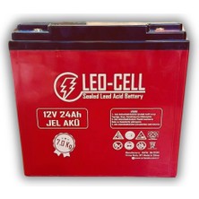 Leocell Leo-Cell 5'li Set 12V 24 Ah Japon Teknolojisi 7 kg Elektrikli Motorsiklet Aküsü (2024 Üretimi)