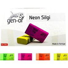 Gen-Of No 24 Pvc Free Orta Boy Neon Silgi 6724 1 Adet