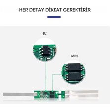 Tdt 7.4V 2s 4A Li-Ion Pil Koruma Devresi Nikel Şeritli Bms