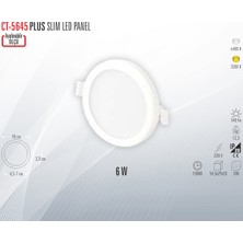 Cata CT-5645 Plus Slım LED Panel 6W
