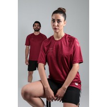 Hummel Dream Antrenman Tişört Bordo