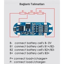 Tdt 3s 5A Pil Koruma Devresi Lifepo4 Bms