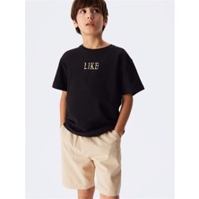 NK Çocuk Like Yazılı Pamuklu Tshirt