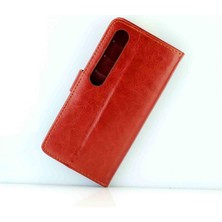 SZY Mall Xiaomi Mi 10 Pro 5g Için Flip Case Kart Tutucu Kickstand Darbeye Pu (Yurt Dışından)